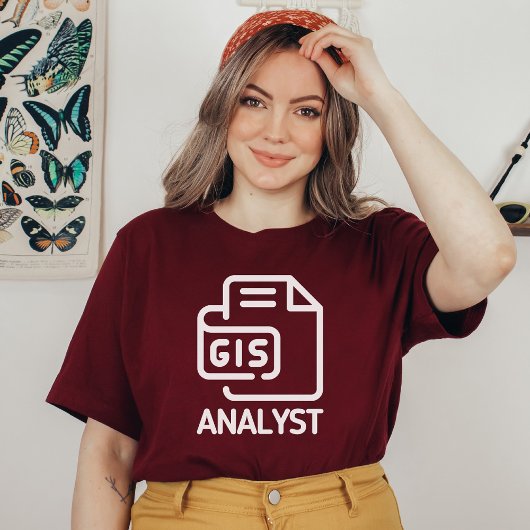 GIS-analist, Shapefile, GIS-specialist, Geospatial T-shirt