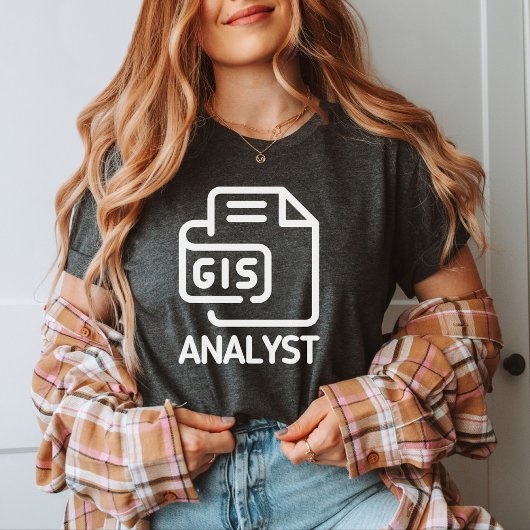 GIS-analist, Shapefile, GIS-specialist, Geospatial T-shirt