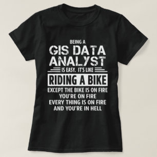 GIS-gegevensanalist T-shirt