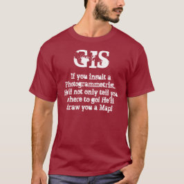 GIS "Geografische informatiesystemen" T-shirt