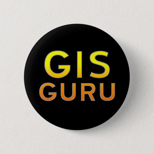 GIS Guru-Button Ronde Button 5,7 Cm (Voorkant)