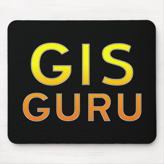 GIS Guru Mousepad Muismat (Voorkant)