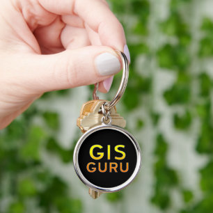GIS Guru-Sleutelhanger Sleutelhanger