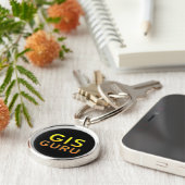 GIS Guru-Sleutelhanger Sleutelhanger (Zijkant)