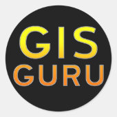 GIS Guru Sticker (Voorkant)