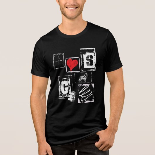 GIS Heart RT1.B Tri-Blend Shirt (Voorkant)