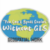 GIS/Landmeter Sticker - leuk label  (Voorkant)