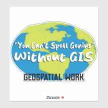 GIS/Landmeter Sticker - leuk label 