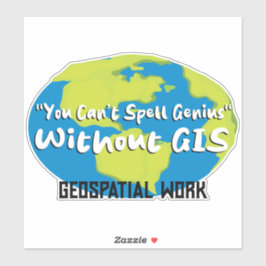 GIS/Landmeter Sticker - leuk label 