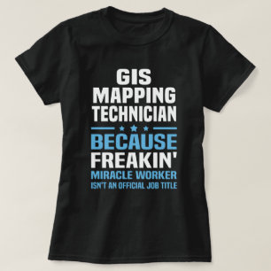 GIS-toewijzingstechnicus T-shirt
