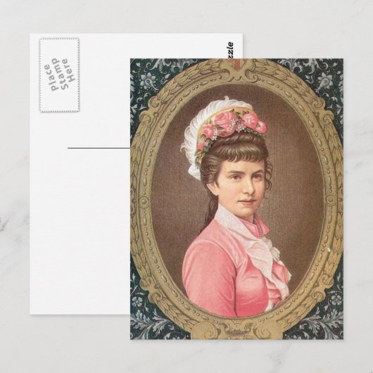 Gisela, dochter van keizerin Elisabeth Briefkaart (Voorkant / Achterkant)