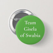 Gisela van de Heilige Roman Empress van Swabia Ronde Button 5,7 Cm (Voorkant /achterkant)