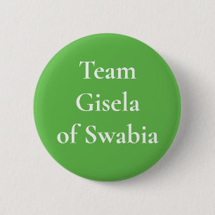 Gisela van de Heilige Roman Empress van Swabia Ronde Button 5,7 Cm