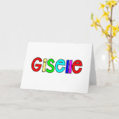 Giselle Kaart (Gele Bloem)
