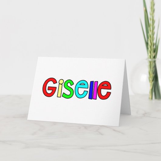 Giselle Kaart (Voorkant)
