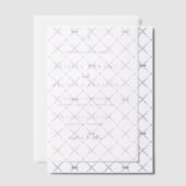 Giselle Klassiek Monogram Elegante Trouw Vellum Uitnodigingen (Offset (Uitnodiging))