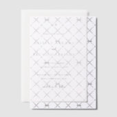 Giselle Monogram Elegante bruiloft Save the Date Vellum Uitnodigingen (Offset (Uitnodiging))
