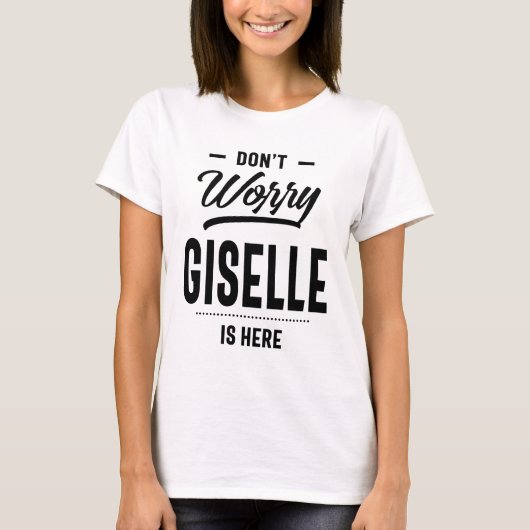 Giselle Persoonlijke naam Birthday Gift T-shirt (Voorkant)