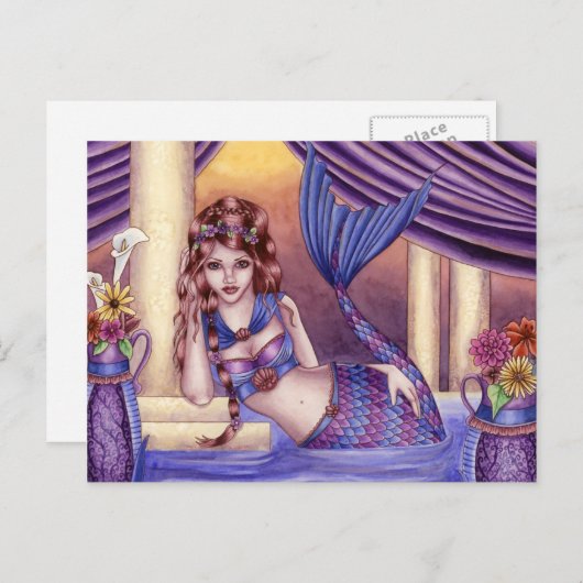 Giselle - Roman Mermaid Briefkaart (Voorkant / Achterkant)