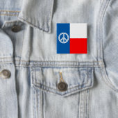 Giselle's vlag vierkante button 5,1 cm (In situ)