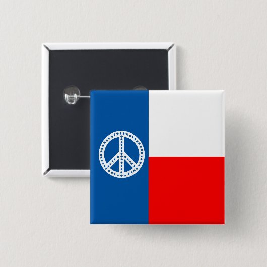 Giselle's vlag vierkante button 5,1 cm (Voorkant /achterkant)