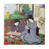 Gisha lady garden tegeltje (Voorkant)