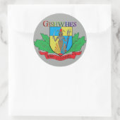 Gishwhit Brave Little Ants stickers grijs (Tas)
