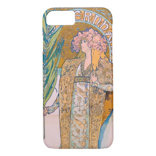Gismonda, Sarah Bernhardt, Mucha Case-Mate iPhone Case (Achterkant)