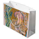 Gismonda, Sarah Bernhardt, Mucha Groot Cadeauzakje (Achterkant Gekanteld)