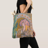 Gismonda, Sarah Bernhardt, Mucha Tote Bag (Dichtbij)
