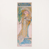 Gismonda, Sarah Bernhardt, Mucha Yogamat (Achterkant)