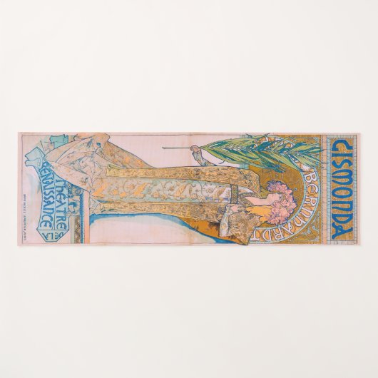 Gismonda, Sarah Bernhardt, Mucha Yogamat (Voorkant (horizontaal))