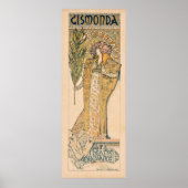 Gismonda van Alphonse Mucha Poster (Voorkant)