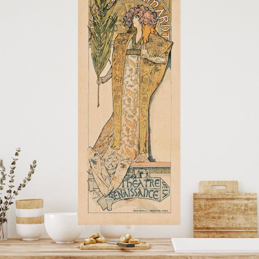 Gismonda van Alphonse Mucha Poster (Keuken)
