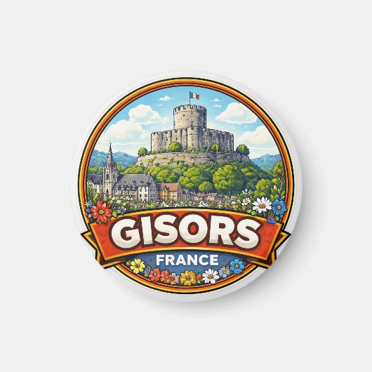 Gisors France  Magneet (Voorkant)