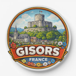 Gisors France  Papieren Bordje