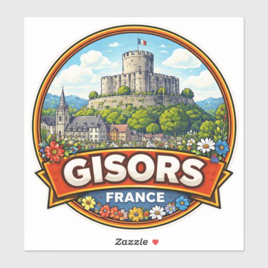 Gisors France  Sticker (Vel)