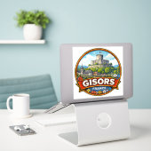 Gisors France  Sticker (Laptop op bureau)