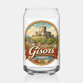 Gisors Frankrijk Blikvorm Glas (Achterkant)