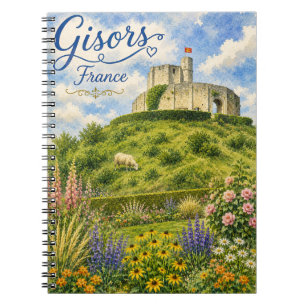 Gisors Frankrijk Kasteel Normandië aquarel Notitieboek