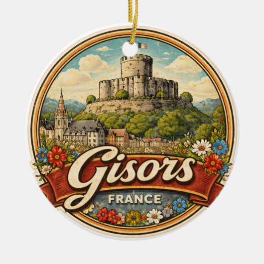 Gisors Frankrijk Keramisch Ornament (Voorkant)