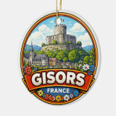 Gisors Frankrijk  Keramisch Ornament (Links)