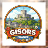 Gisors Frankrijk  Raamsticker (Vel 2)