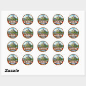 Gisors Frankrijk Ronde Sticker (Vel)