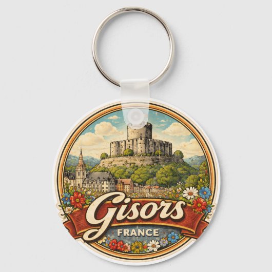 Gisors Frankrijk Sleutelhanger (Voorkant)