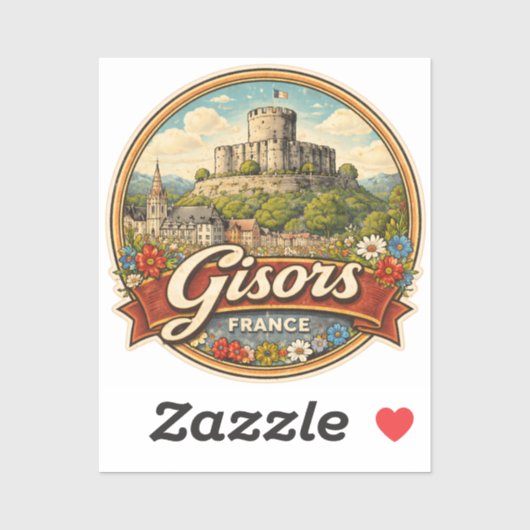 Gisors Frankrijk Sticker (Vel)