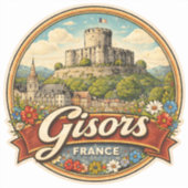 Gisors Frankrijk Sticker (Voorkant)