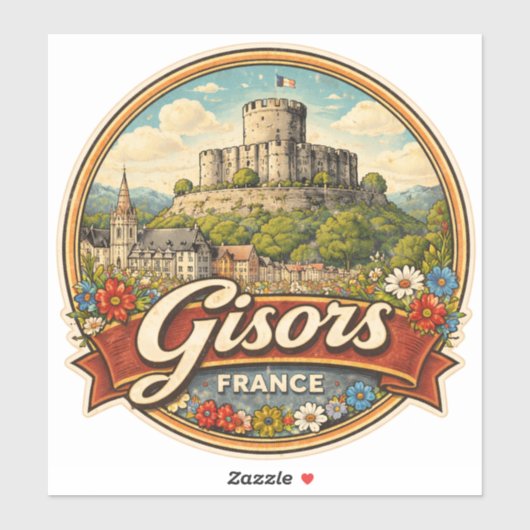 Gisors Frankrijk Sticker (Vel)