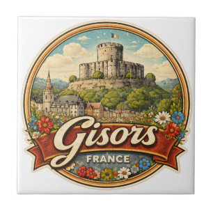 Gisors Frankrijk Tegeltje