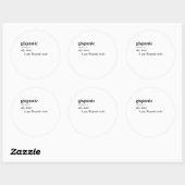 GISPANIC RONDE STICKER (Vel)